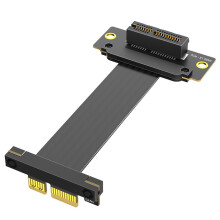 PCI-E PCI Express 5.0 1X Verlengkabel (Dubbele Verticale Richting van 90 Graden)