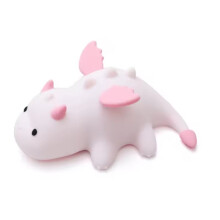 Schattig Babydraakje Nachtlampje voor de Kinderkamer, Siliconen, Kleurveranderend, 3 Dimbare Niveaus, Slaaplampje, Roze