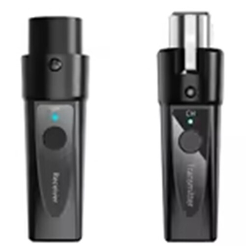 XLR Wireless Microphone Transmitter Receiver 2.4Ghz Microphone Wireless System Rechargeable Wireless Mic Audio Adapter A