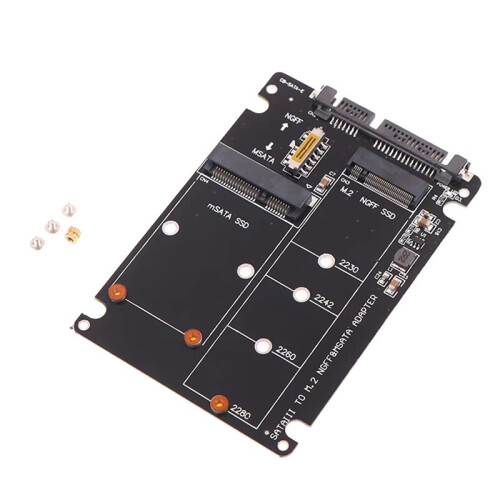 60Gbps to M2 NGFF  SSD MSATA SSD Adapter MSATA to  M.2 NGFF to  Disk Adapter Board