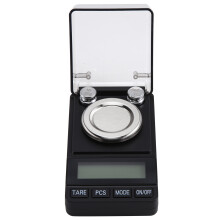 Balança Digital de Bolso  com LED, Precisão de 0,001 G, para Joias, Ouro, Pó, Moedas e Uso em Laboratório.