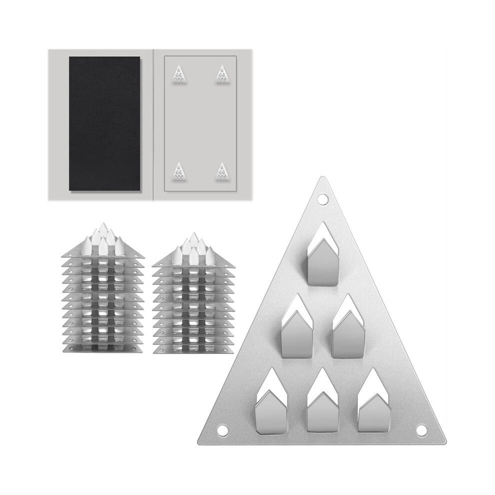 12 Pack Surfacemount Impaler Acoustic Panel Mounting Hardware - Push- Impaler Mount For Soundproof Wall Panels 4712480907255