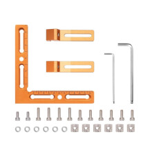 CNC Workpiece Positioning Fixture, CNC Vise/CNC Clamps for T-Slot & Perforated Tables - Engraving, and DIY Projects
