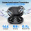 Cluasáin Gan Sreang WISEZONE Oscailte le Bluetooth 5.4 3