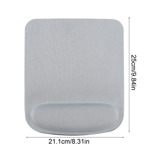 Εργονομικό Mouse Pad Υποστήριξης Καρπού - Χοντρό Αντιολισθητικό Καουτσούκ, Γραφείο & 2