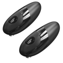 2Pcs Electric Can Opener Kitchen Accessories Can Open Almost Any Can One-Touch Automatic Opening Gadget Smooth Edges