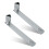 2pcs M12 Steel Triangular Keys for Barrier Posts Universal Bollard Wrench, Fire Brigade Key 1