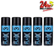 Upol PLAS/3 Plast X Primer Filler Aerosol Plastic Bumper Trim Paint  400ml X 5