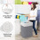 Panier à linge pliable de 75 L, autoportant 4