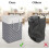 Panier à linge pliable de 75 L, autoportant 5