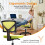 Ergonomic mesh desk chair for small spaces green 2