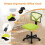 Ergonomic mesh desk chair for small spaces green 4