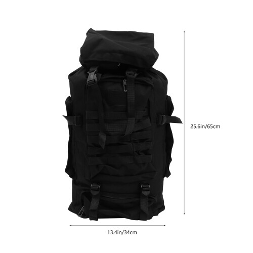 Worgeous 1Pack Waterproof Rectangular Nylon Backpack for Men Outdoor Trekking 65x35x14in 1