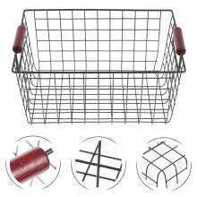Stainless Steel Home Storage Basket for Multi Use Wire Pantry Food 1 Set