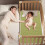 Protetor de cama impermeável e lavável 47,24 x 31,50 polegadas 6