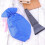Car Snow Scraper Gloves Blue Handheld Ice Scraper 2