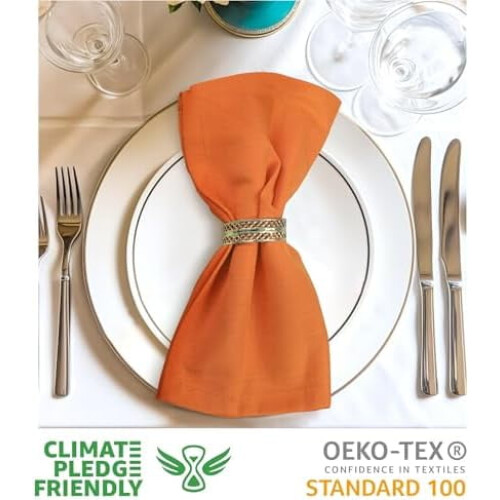 Χαρτοπετσέτες από βαμβάκι 20x20 ίντσες, 12 τεμάχια 2