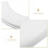 Universellt toalettsitsskydd V-format plast 1 set 3