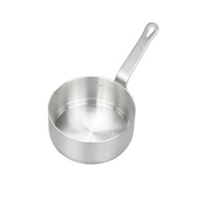 BKDP Stainless Steel Saucepan – Small Milk Warming Pots with Lids, Induction Cooktop Compatible, 3 Sizes