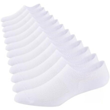 No Show Socks Men Low Cut Ankle Short Cotton Casual Invisible Non Slip Socks (6/8 Pairs)