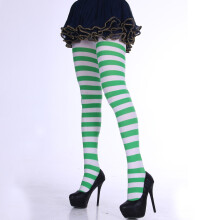 Womens Christmas Striped Pantyhose Holiday Party Leggings Stockings Xmas Striped Tights