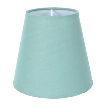 Abat-jour en tissu vert foncé à clip, style européen et américain, 1 pièce, type bulle