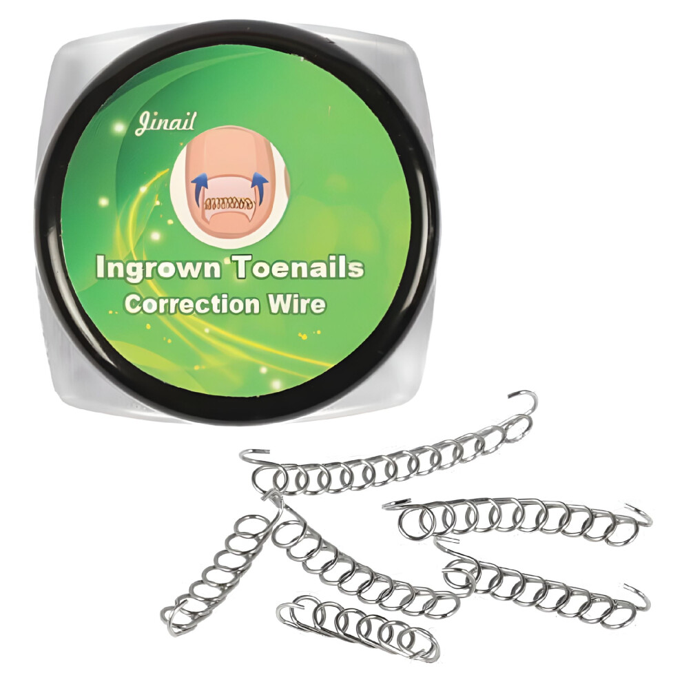 Ingrown Toenail Correction Wire, Toe Nail Corrector Treatment Tool, Comes with 6 Sizes
