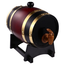Seau distributeur de bière vintage en bois 5L