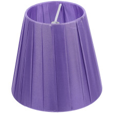 Paralume in tessuto OUNONA, morbido, 14,00 x 13,00 x 13,00 cm, viola