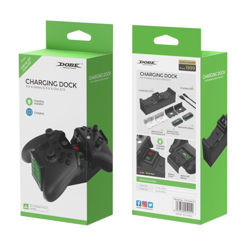 Κιτ φόρτισης χειριστηρίου Xbox Universal – Διπλή βάση για Xbox Series S/X & One, 2 μπαταρίες 1200mAh,