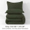 Comforter Set Dark Olive Green King 8