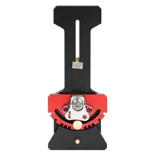 Adjustable Angle Track Saw with -60 to 60 Quick Positive Angle Stop Protractor 90 Degree Right Angle Rail Square Guide