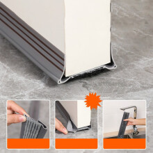 Ajtóütköző Huzatkizáró 93*5cm Huzatszalag Ajtó Alsó Védőlemez Szürke5cm