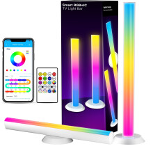 Barres de rétroéclairage LED RGB pour téléviseur, alimentées par USB, lot de 2