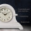 Vintage Farmhouse Tabletop Clock Grey Oak Finish 4
