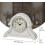Vintage Farmhouse Tabletop Clock Grey Oak Finish 5
