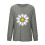 Felpa da donna a maniche lunghe con scollo rotondo, casual1 4