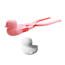 Duck-shaped snowball maker with handle