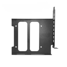 The Desktop Computer Case Universal Hard Disk Slot PCI Card Expansion Rack is Suitable for 3.5-Inch Hard Disks Black