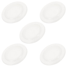 Worgeous Umbrella Table Hole Cover Insert Plastic White 5 Set Reduces Friction
