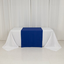 Camino de mesa BalsaCircle de 36x72 pulgadas, azul real, poliéster de primera calidad, ideal para fiestas y eventos.