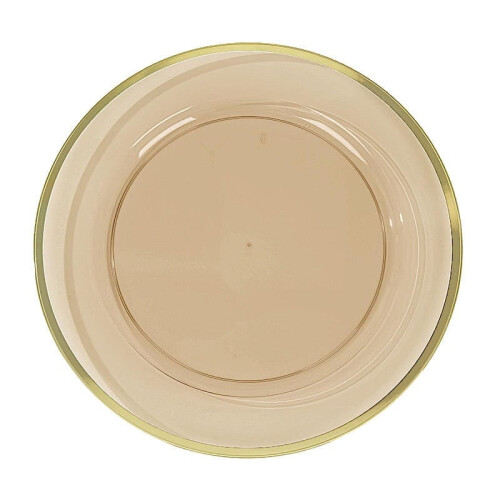 BalsaCircle assiette de présentation or taupe12 pouces