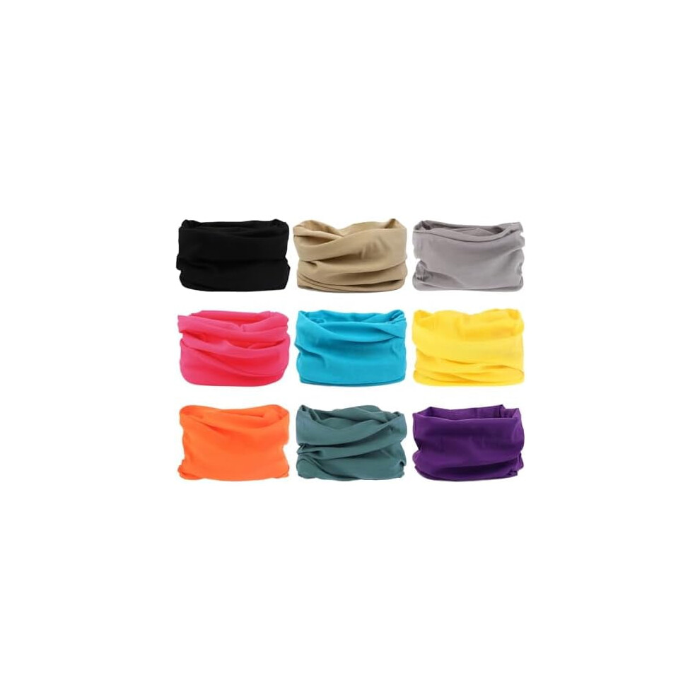 Neck Gaiter Face Mask Men Women,Seamless Bandana Rave Face Cover Scarf Mask,Balaclava,Headband, Head Wrap,Headwear 9496895064158