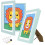 Kids Art Frames 8.511", Front-Opening, Changeable Display & Storage Stand (2PK Blue) 1