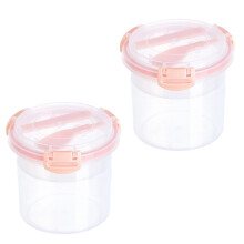 MOQIN 20oz Parfait Cups avec couvercles et cuillère, bols en plastique réutilisables pour le petit-déjeuner, le goûter, la salade, les fruits —