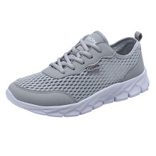 Chaussures homme à enfiler, décontractées et tendance pour l'été, en maille respirante, confortables et légères, plates et souples, à lacets.