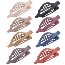8 flache Haarspangen (12 cm) für Damen – Starker Halt, 8 Farben, geeignet für dickes und dünnes Haar