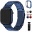 Συμβατό με το Apple Watch Μεταλλικό λουράκι 44 χιλιοστών – Ρυθμιζόμενο λουράκι με θήκη 1