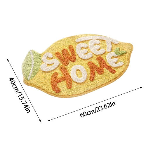 Fruit Bathroom Rug Soft Plush Non-Slip Mat 40x60cm 2