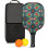 Σετ κουπιών Pickleball με κουπιά από fiberglass σε σχέδια λουλουδιών, 2 μπάλες και τσάντα – 1